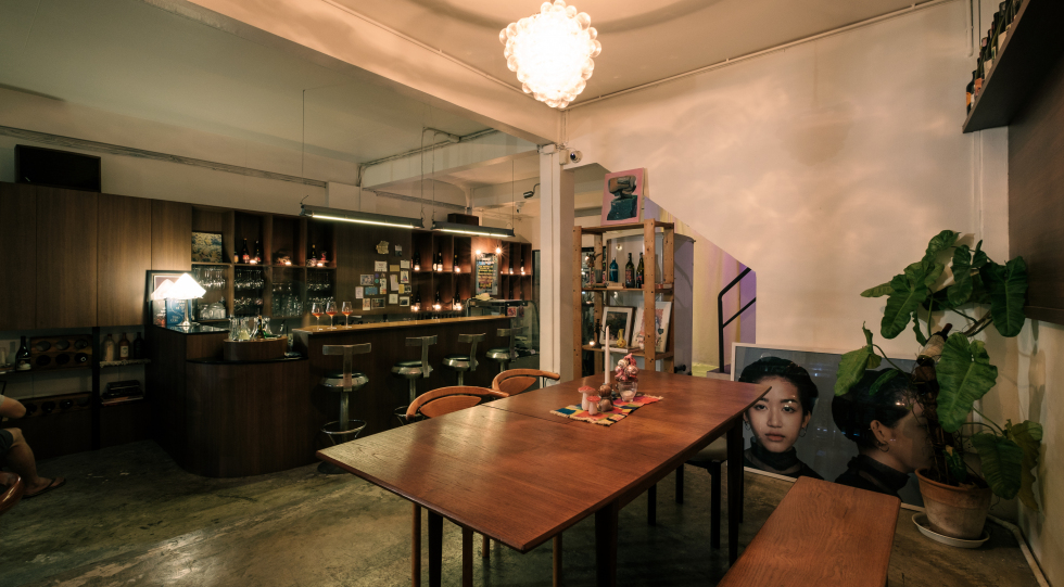 No Bar Wine Bar, a wine bar in Bangkok, Thailand.