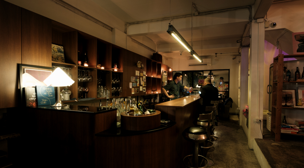No Bar Wine Bar, a wine bar in Bangkok, Thailand.
