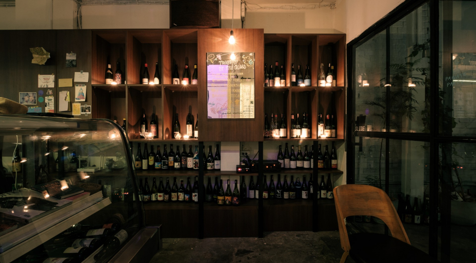 No Bar Wine Bar, a wine bar in Bangkok, Thailand.