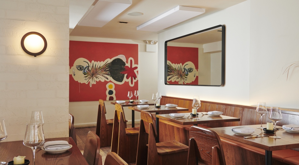 Nudibranch, a restaurant in New York City, USA.