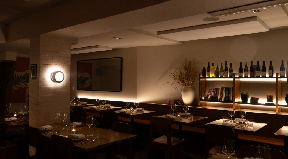 Nudibranch, a restaurant in New York City, USA.