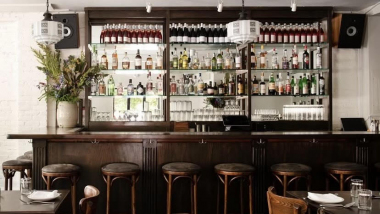 Chez Ma Tante, a restaurant in New York City, USA.