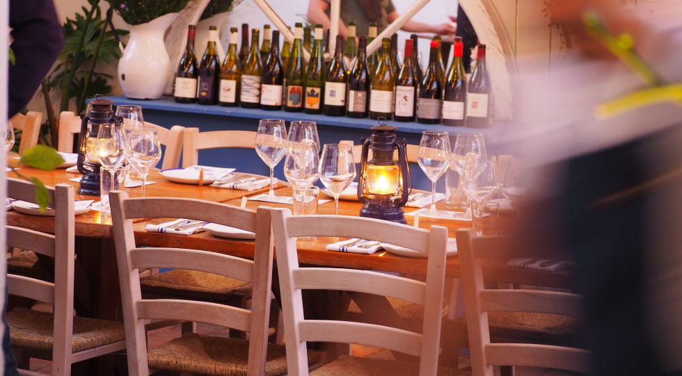Mandolin Aegean Bistro, a restaurant in Miami, USA.