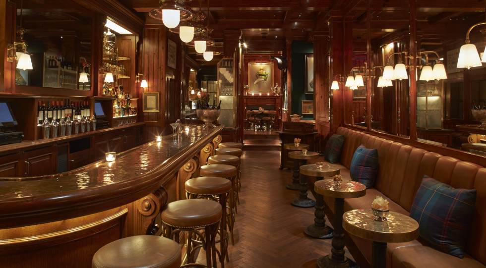 The Polo Bar, a restaurant in New York City, USA.