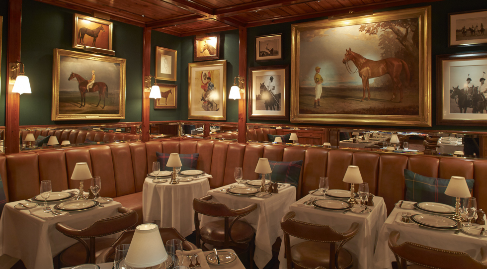 The Polo Bar, a restaurant in New York City, USA.