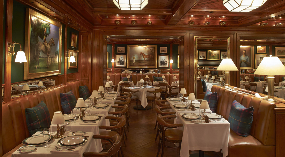 The Polo Bar, a restaurant in New York City, USA.