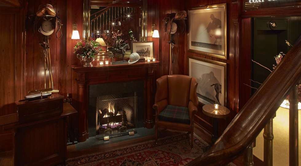 The Polo Bar, a restaurant in New York City, USA.