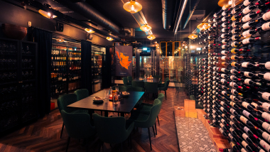 VIN Tjuvholmen, a wine bar in Oslo, Norway.