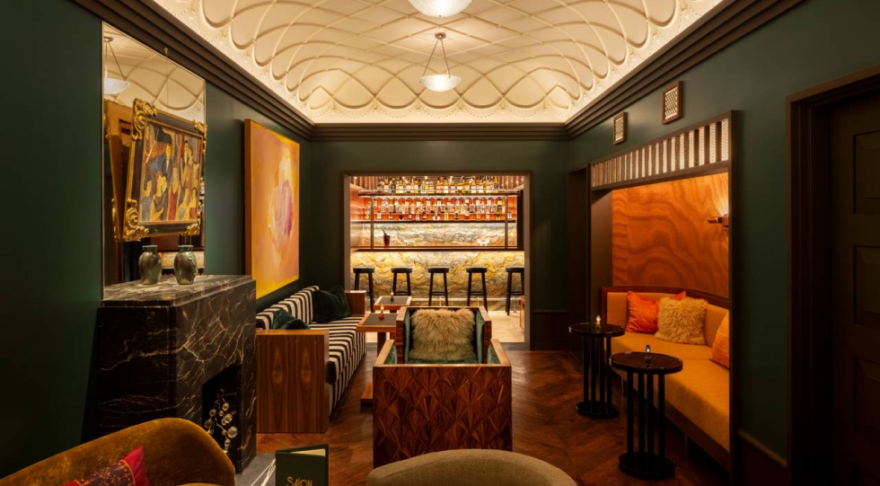 Chez Fifi, a restaurant in New York City, USA.