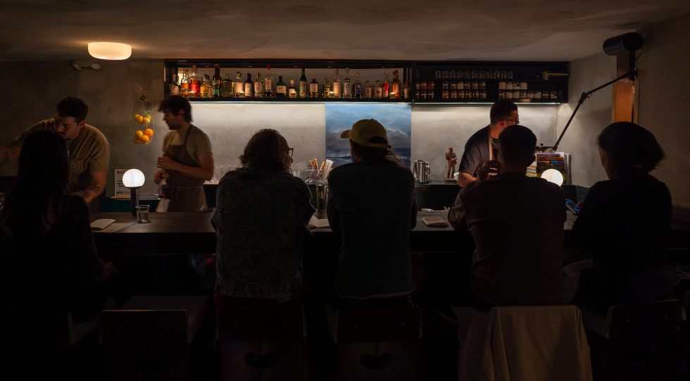 Smithereens, a restaurant in New York City, USA.
