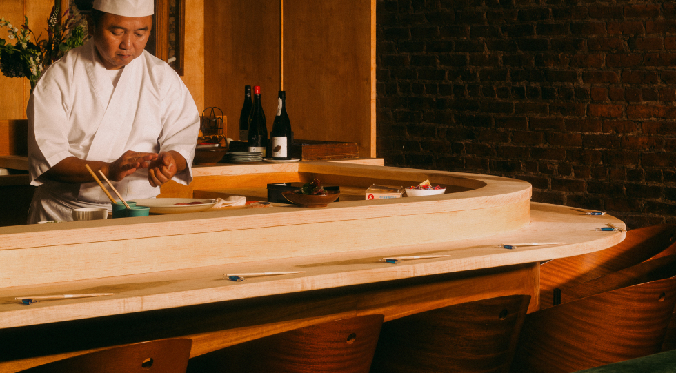 Mitsuru, a restaurant in New York City, USA.