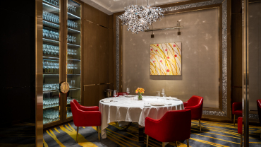 Interior of 8 1/2 Otto e Mezzo Bombana, Macau.