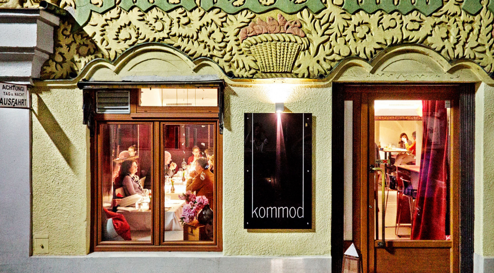 Restaurant KOMMOD, a restaurant in Vienna, Austria.