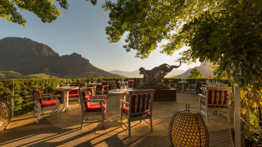 The Restaurant at Delaire Graff Estate, a restaurant in Stellenbosch, South Africa.