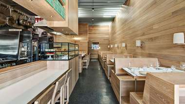 Jon & Vinny’s, a restaurant in Los Angeles, USA.