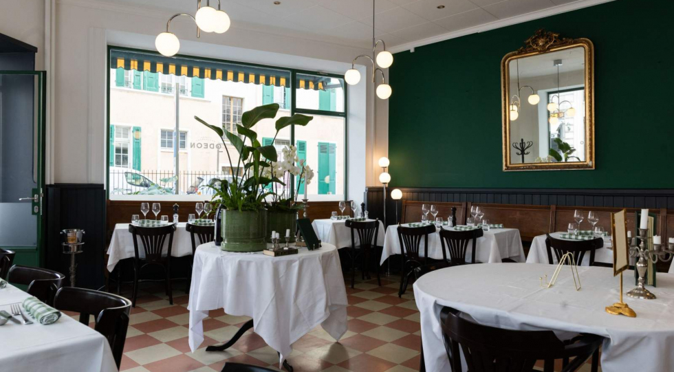 Brasserie l'Odéon Genève, a restaurant in Geneva, Switzerland.