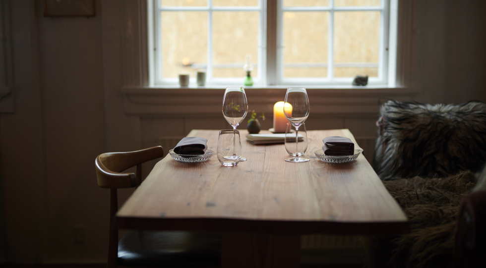 Interior of Ræst, restaurant at Faroe Islands
