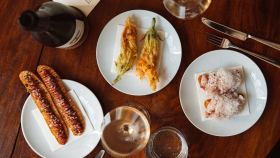 Dishes at Boon & De Koot, Amsterdam, Netherlands.