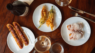 Dishes at Boon & De Koot, Amsterdam, Netherlands.