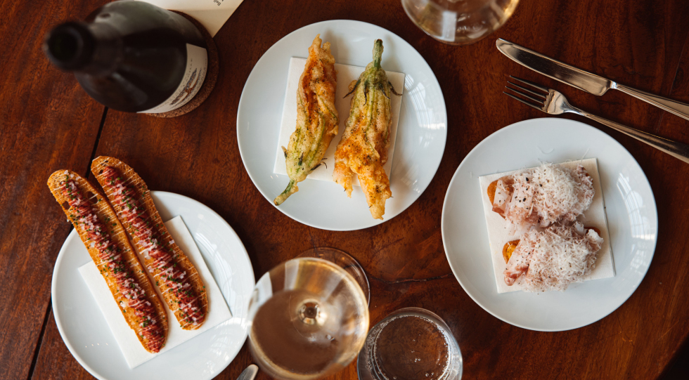 Dishes at Boon & De Koot, Amsterdam, Netherlands.