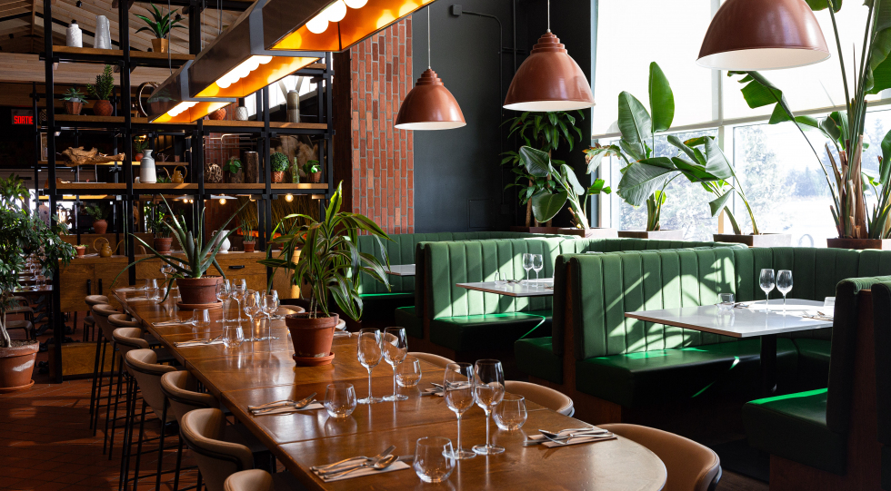 Les Botanistes, a restaurant in Quebec City, Canada.