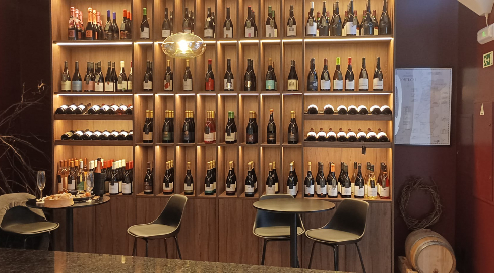 Interior of di Vino Dão, Viseu, Portugal.
