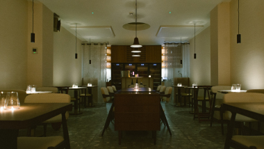 CUE, a restaurant in Amsterdam, Netherlands.