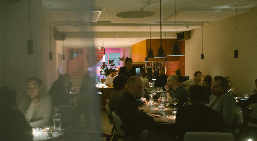 CUE, a restaurant in Amsterdam, Netherlands.