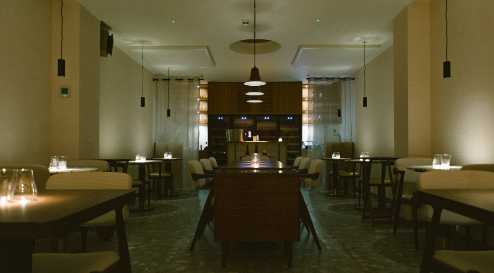 CUE, a restaurant in Amsterdam, Netherlands.