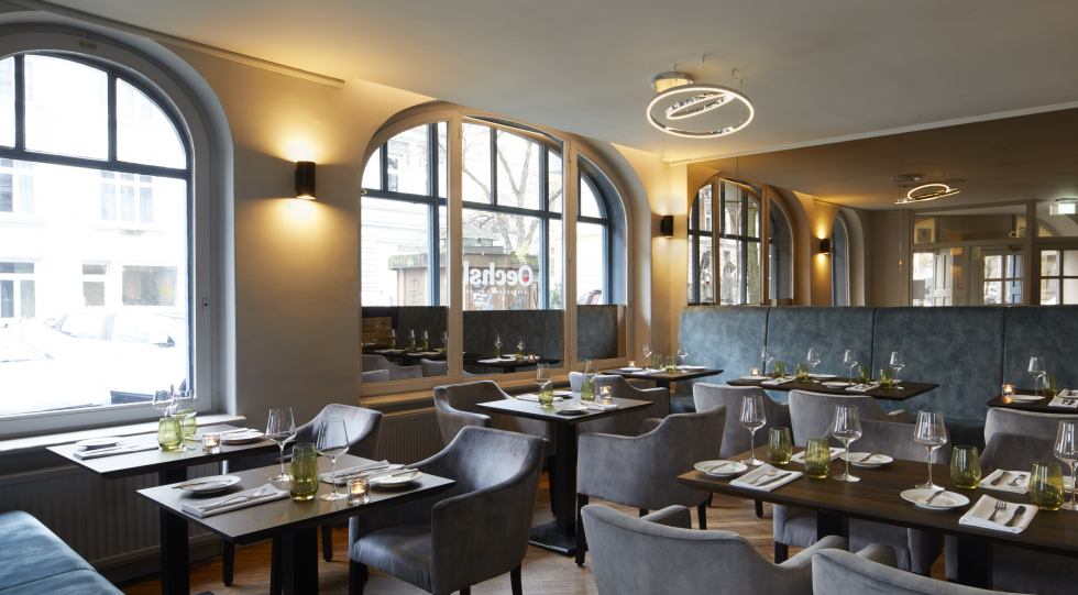 Oechsle Restaurant & Weinbar, a wine bar and restaurant in Hamburg, Germany.