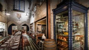 Republique, a restaurant in Los Angeles, USA.