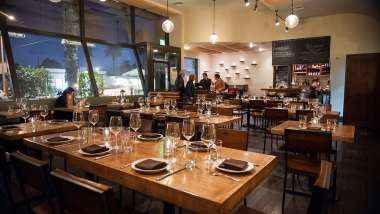 Rustic Canyon, a restaurant in Los Angeles, USA.
