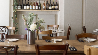 plusone, a restaurant and wine bar in Vilnius, Lithuania.