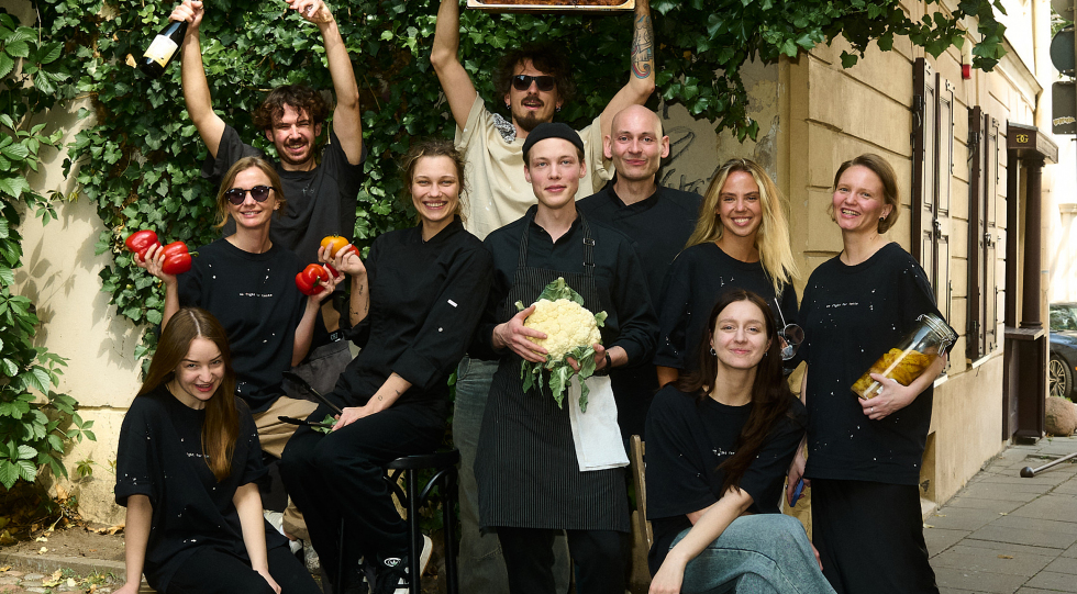 plusone, a restaurant and wine bar in Vilnius, Lithuania.
