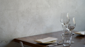 Interior of A Tavola, Amsterdam, Netherlands.
