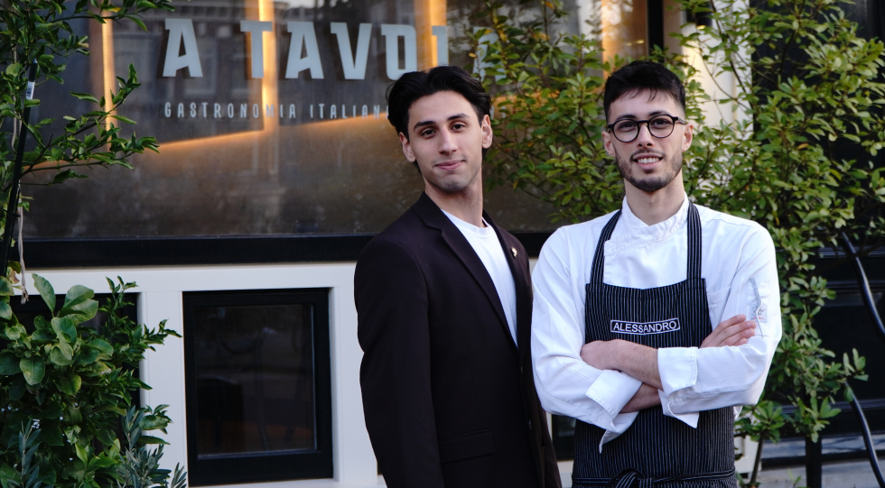 A Tavola, a restaurant in Amsterdam, Netherlands.