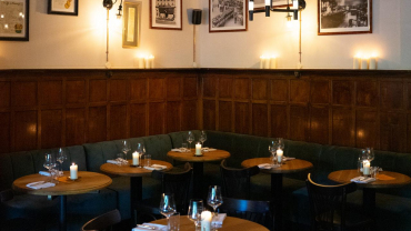 Interior of Veneur restaurant, Amsterdam, Netherlands.