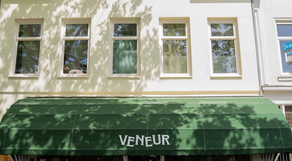 Exterior of Veneur restaurant, Amsterdam, Netherlands.