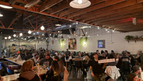 Smith & Lentz Brewing & Pizza, a restaurant in Nashville, USA.