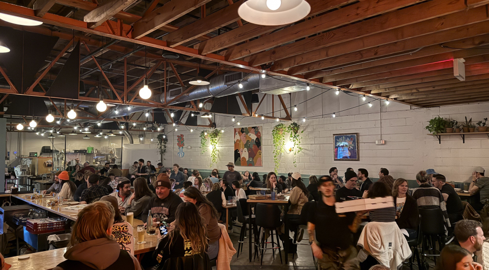 Smith & Lentz Brewing & Pizza, a restaurant in Nashville, USA.