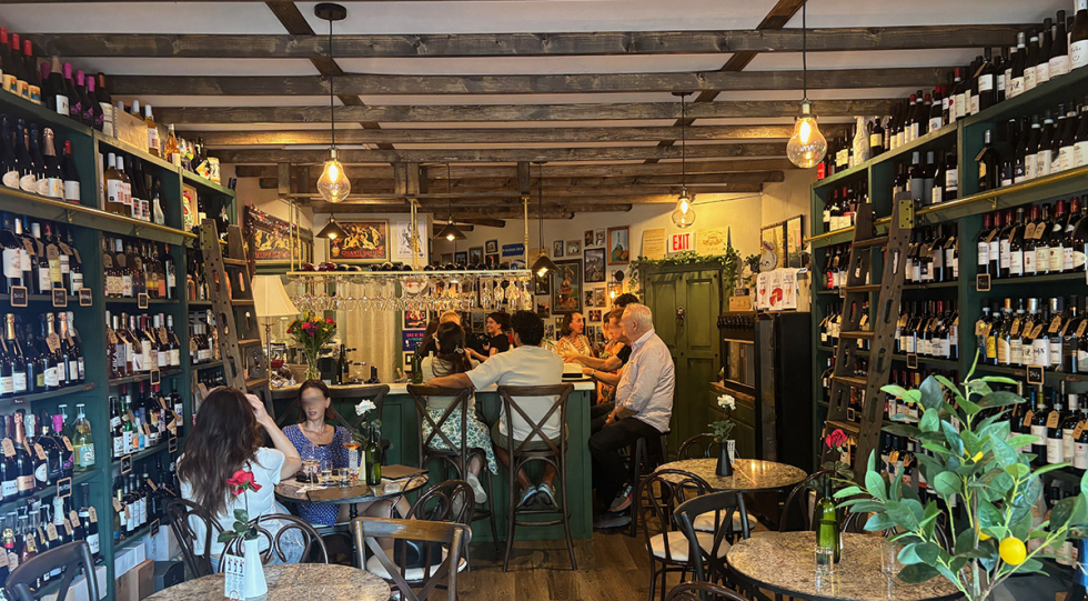 Vinoteca Miami, a wine bar in Miami, USA.