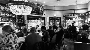 Terroni, a restaurant in Los Angeles, USA.