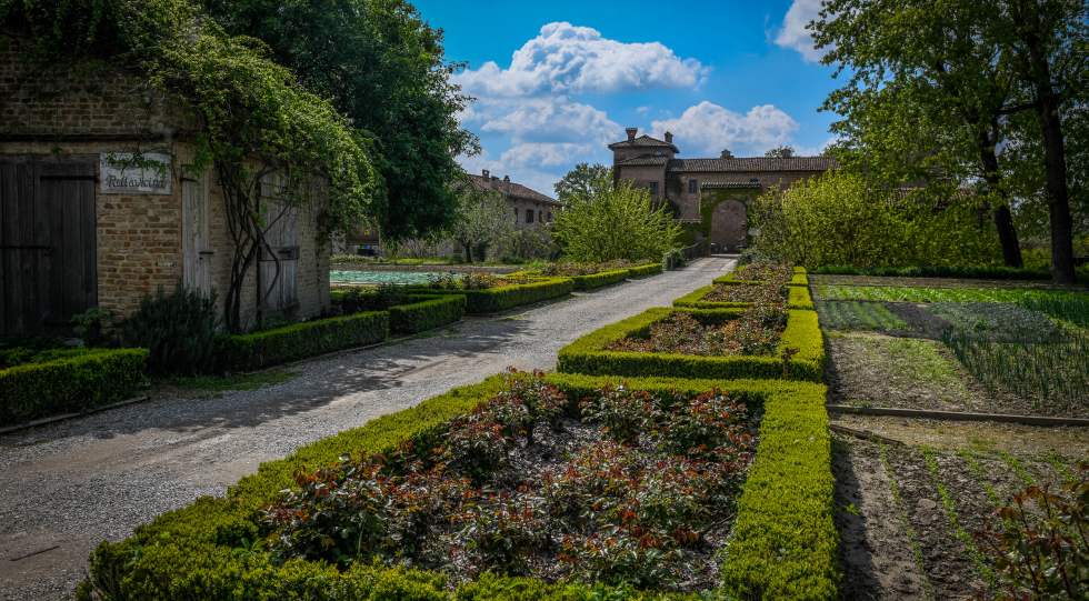 Antica Corte Pallavicina, a restaurant in Emilia-Romagna, Italy.