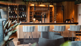 TOVINO, a hotel and wine bar in Tannheim, Austria.