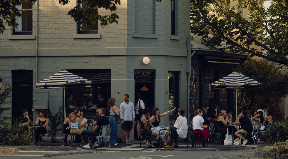 Napier Quarter, a wine bar in Melbourne, Australia.