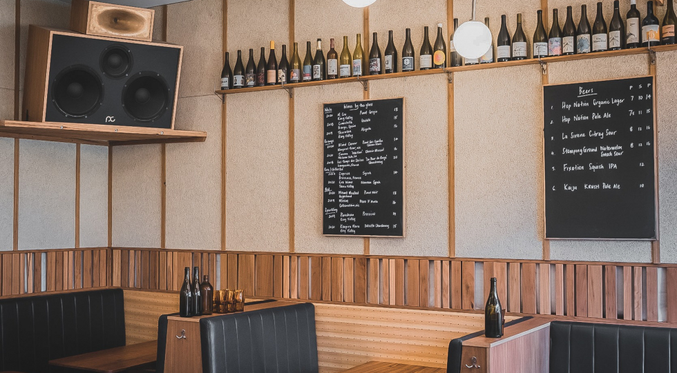 Waxflower, a wine bar in Melbourne, Australia.