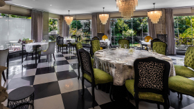 Fairlawns Boutique Hotel, a restaurant and hotel in Johannesburg, South Africa.