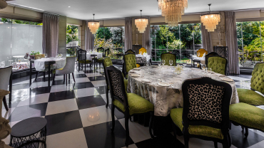 Fairlawns Boutique Hotel, a restaurant and hotel in Johannesburg, South Africa.