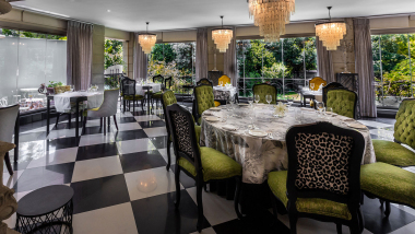 Fairlawns Boutique Hotel, a restaurant and hotel in Johannesburg, South Africa.