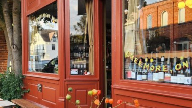 Chin Chin, a wine bar in Creemore, Canada.